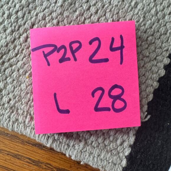 Ann Taylor Loft Top Women S Blue Red Boho Peasant Long Sleeve Crochet Spring - Picture 4 of 4